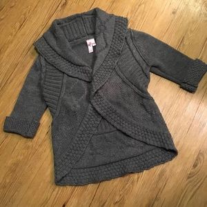 Grey Cardigan Sweater